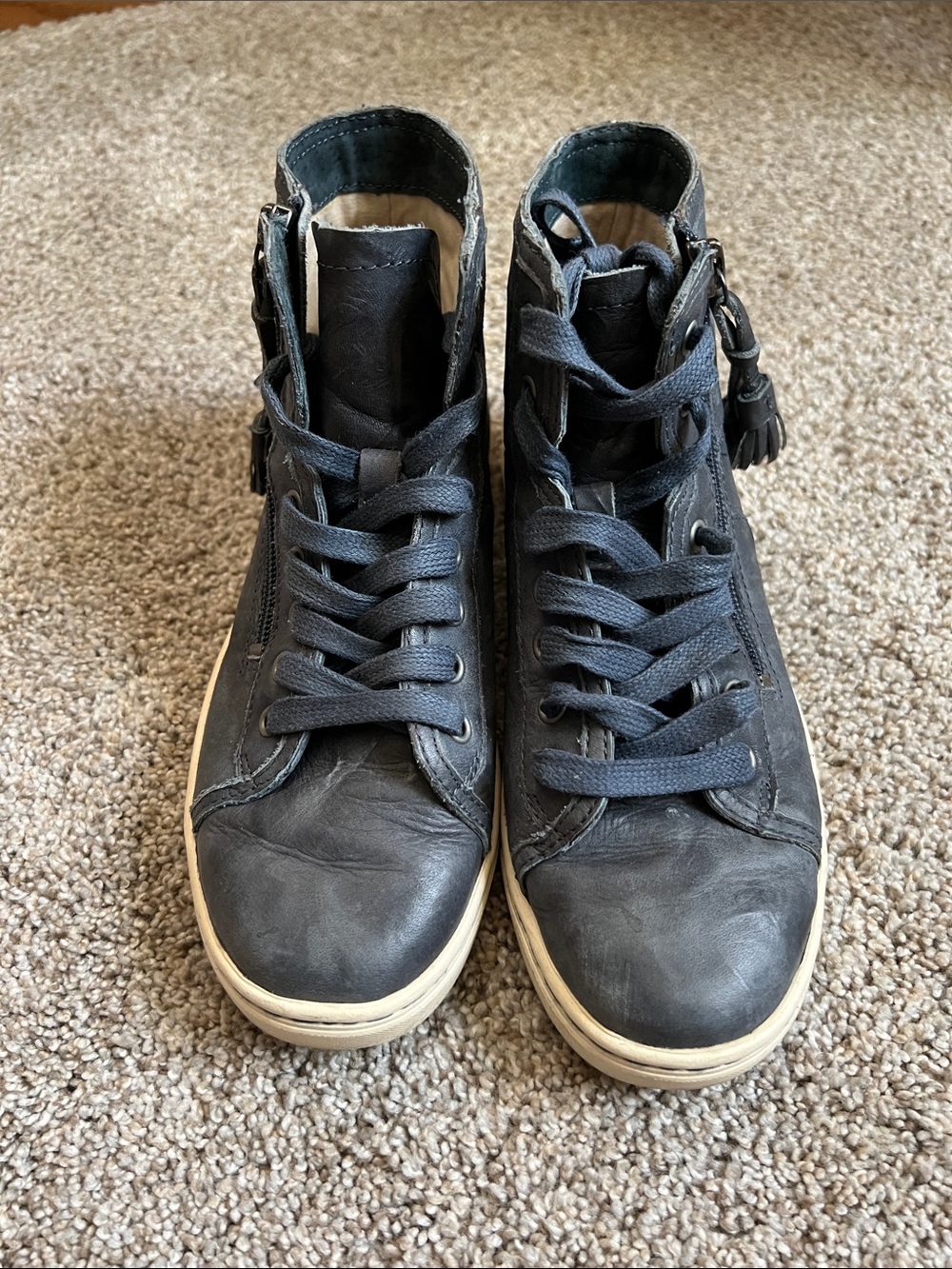 Ugg High-Top Casual Sneakers in Blue